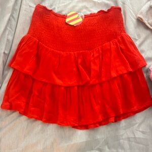 Red Hayden Girls skirt